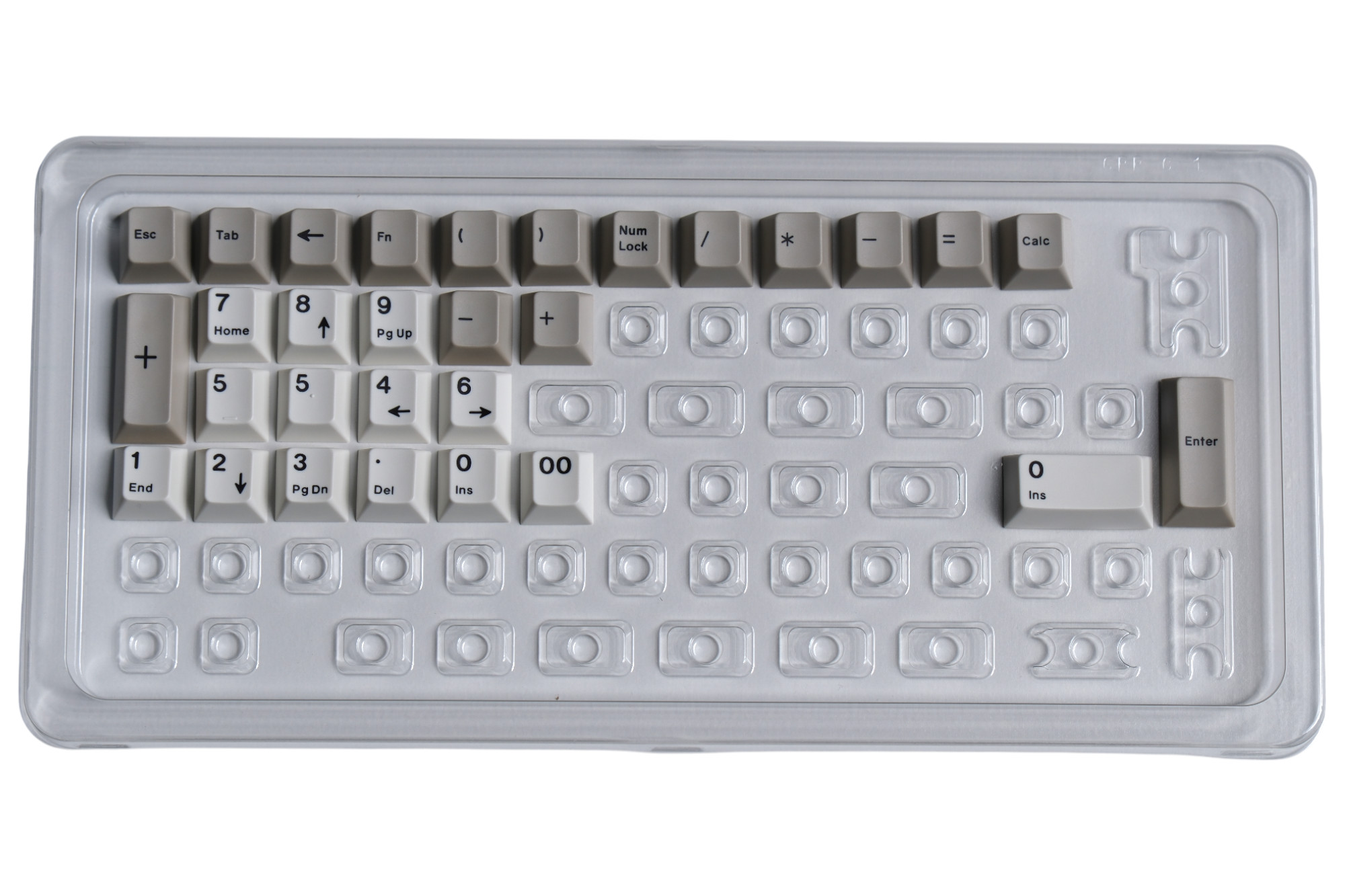 Hammerworks Numpad Beige (R6) Keycap Kit · Milktooth